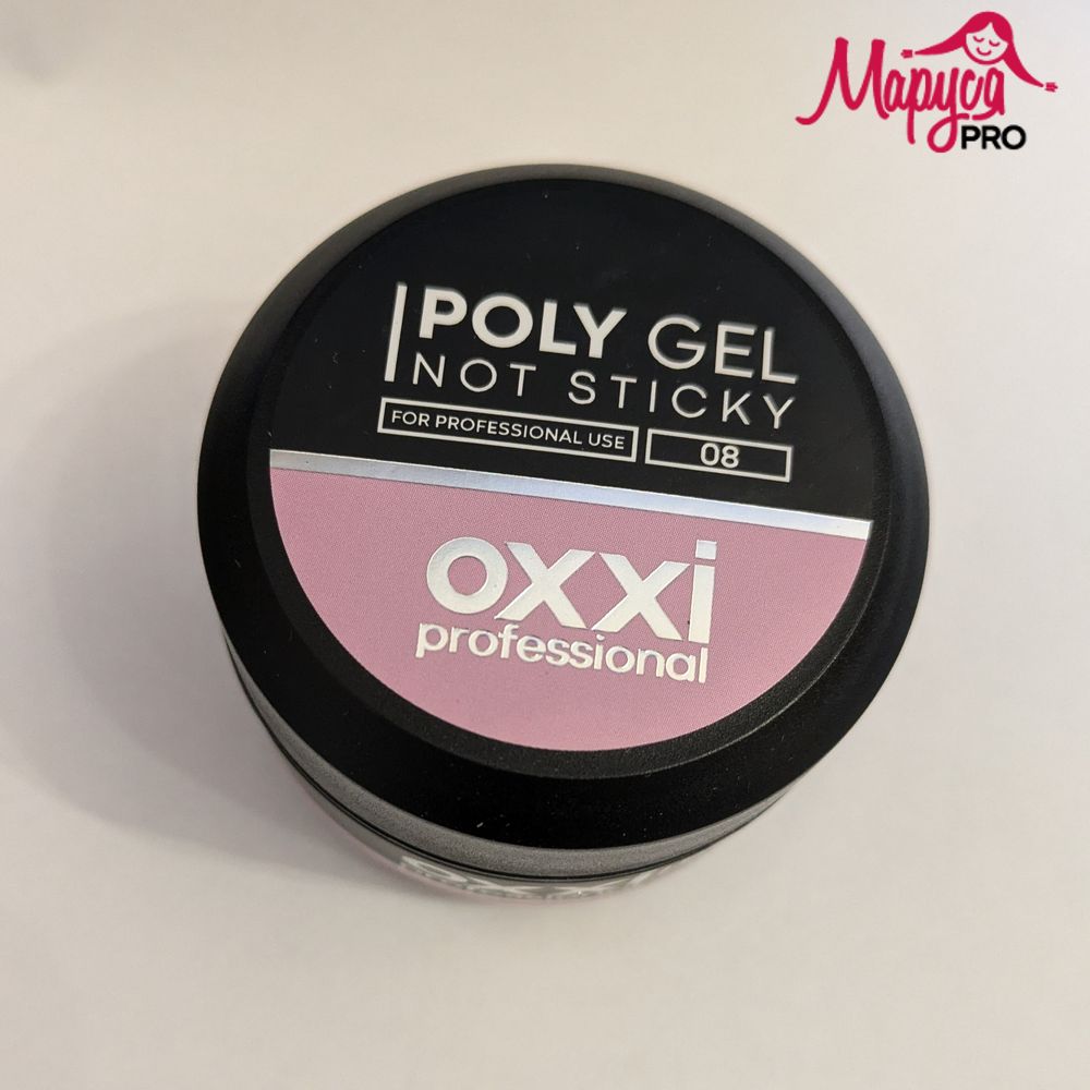 Oxxi professional POLY GEL NOT STICKY №08 30мл