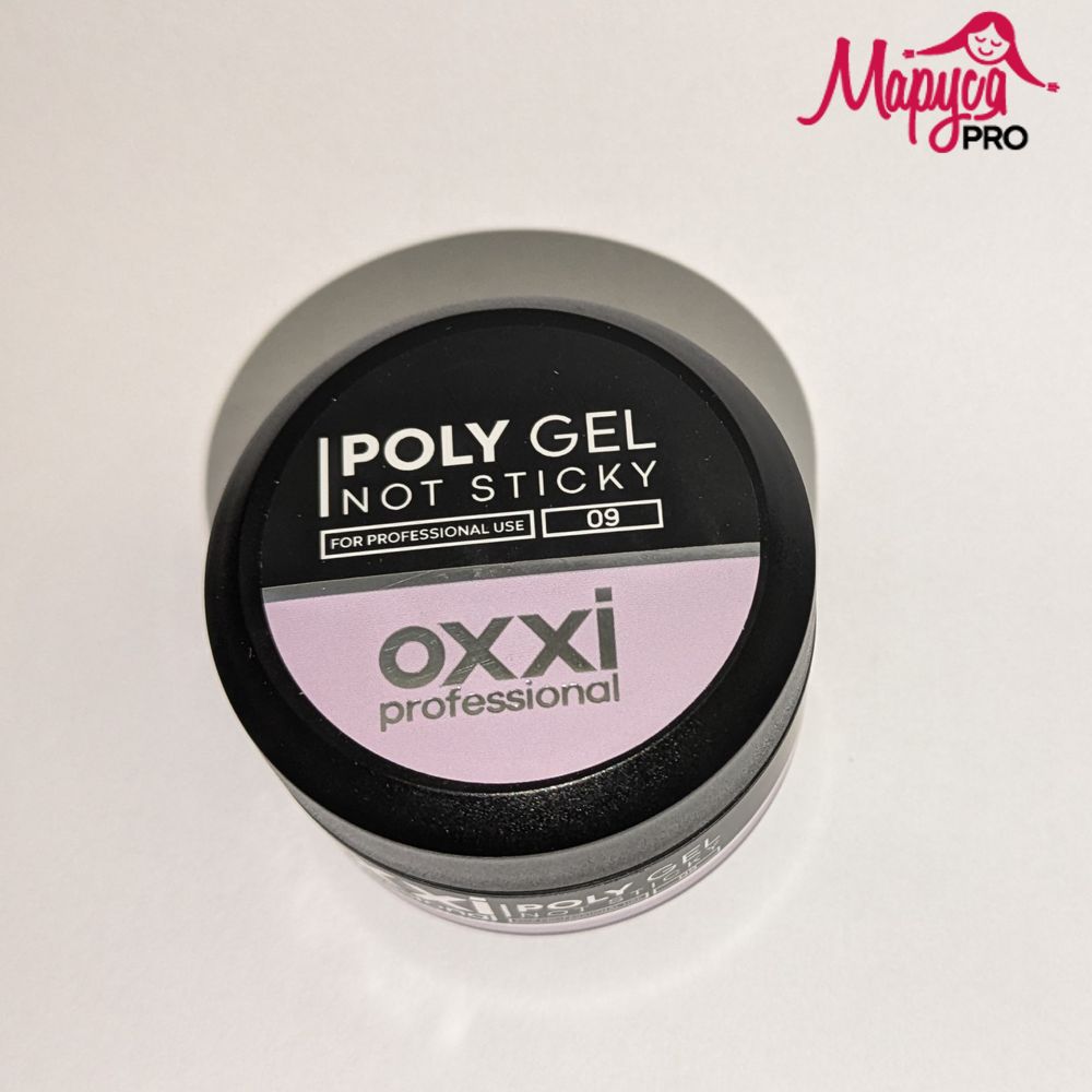 Oxxi professional POLY GEL NOT STICKY №09 30мл