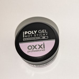 Oxxi professional POLY GEL NOT STICKY №09 30мл